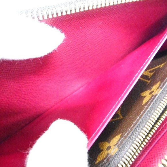 Louis Vuitton Long Wallet Monogram Portefeuille Clemence Fuchsia - Picture 6 of 11